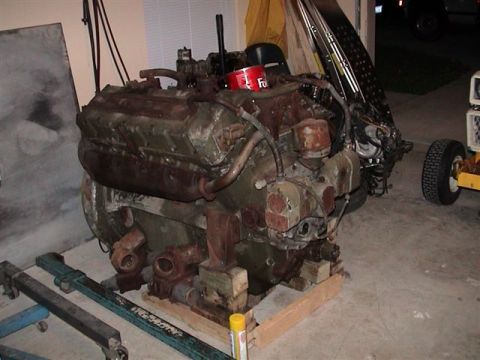 blocks, heads, parts pics - Ford GAA tank engine
