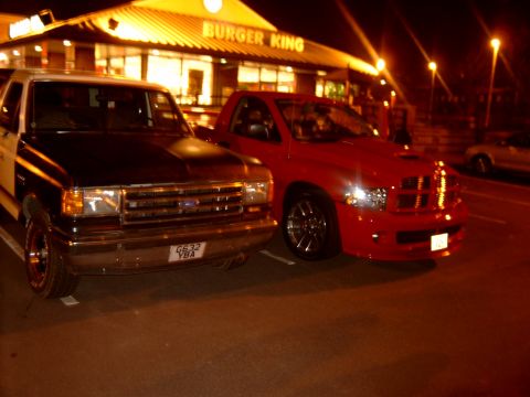 1989 Ford Bronco - my ford......and some obscure dodge thing..............