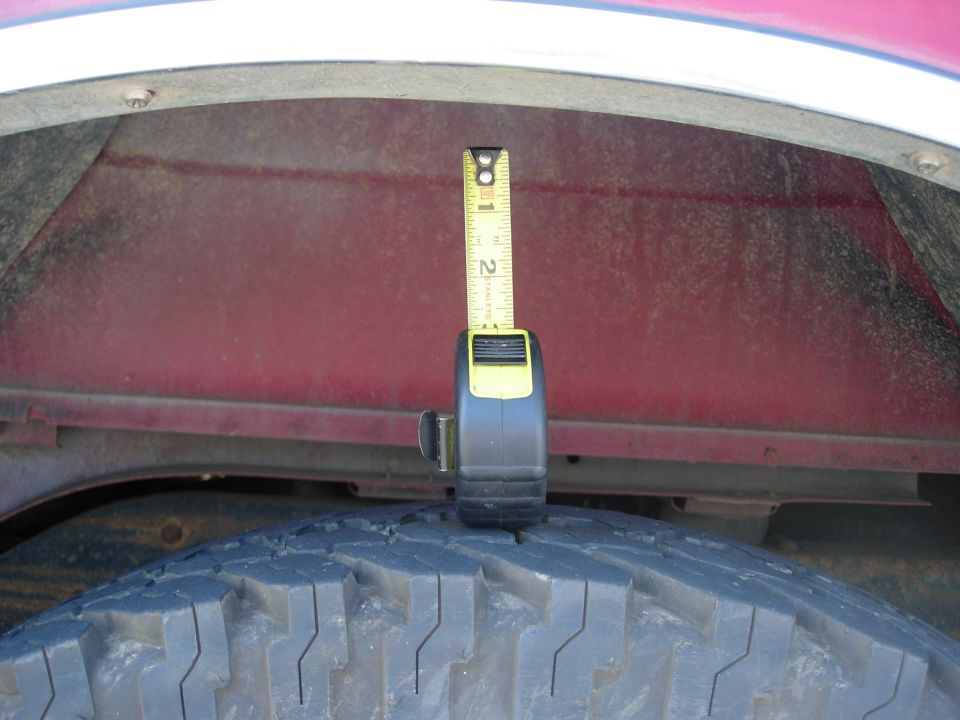 Rear height clearance 5 3/4"