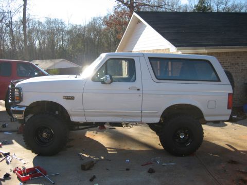 1996 Ford Bronco - just finished, it took me 3 days. It would have gone alot faster had I actually known what I was doing. But it all turned out good in the e…