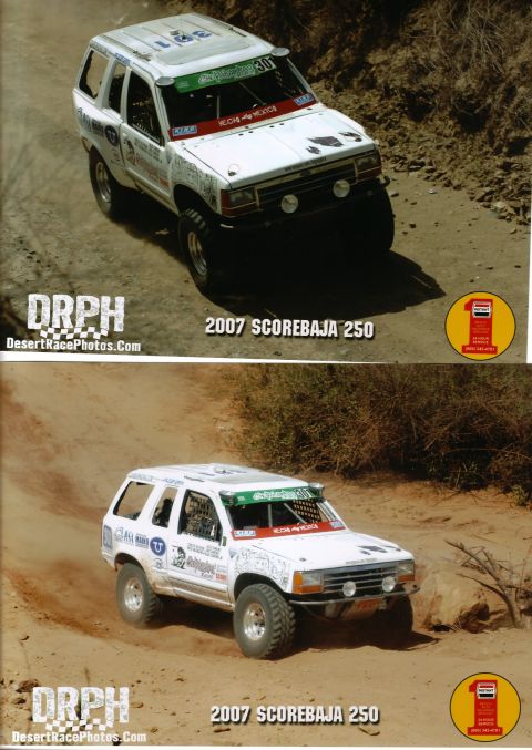 1992 Ford Explorer - Modified 1992 Ford Explorer competing in an off-road race event.