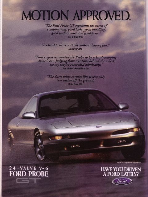 1993 Ford Probe - Probe Ad