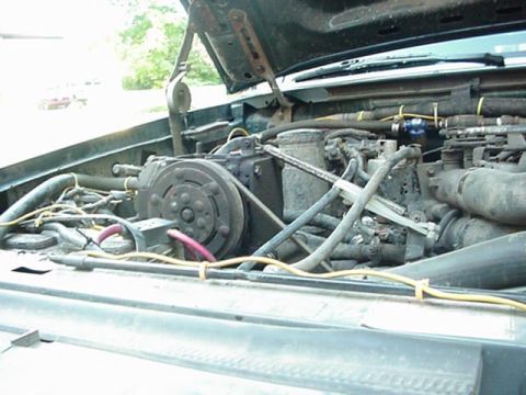 1992 Ford Bronco - the york air compressor.