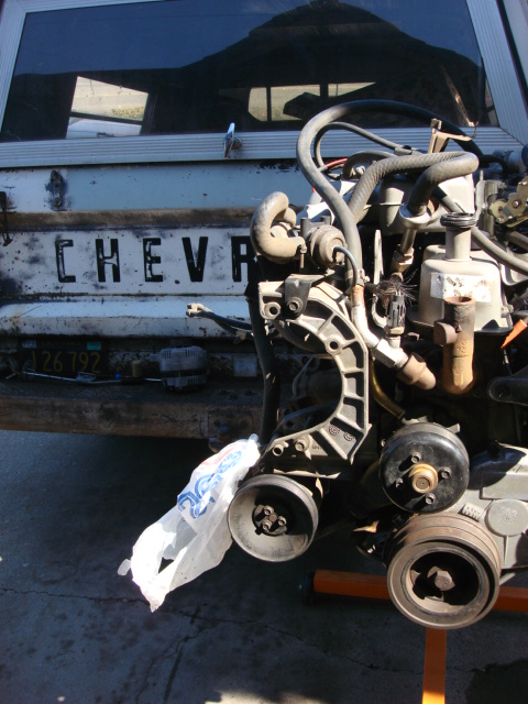 1983 Ford Bronco - I did a 3G swap on the old motor andi wanted to carry it over to the new motor. There was a 2G alt on the motor so here is the new motor wi…