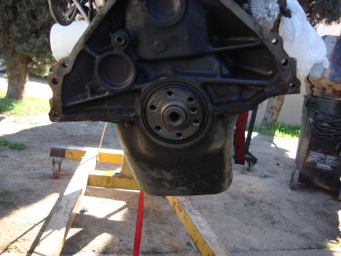 1983 Ford Bronco - i wanted to replace the pilot bearing and rear main seal so here was the start.