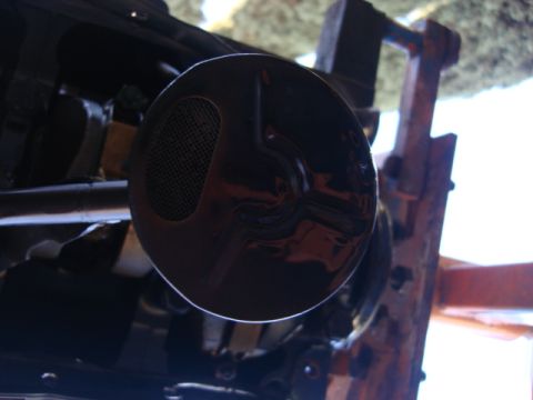 1983 Ford Bronco - this is dark but it is the pickup tube and there is nothing in the screen and it looks good.