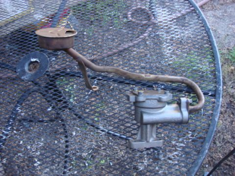 1983 Ford Bronco - here is the other side of the tube and oil pump.
