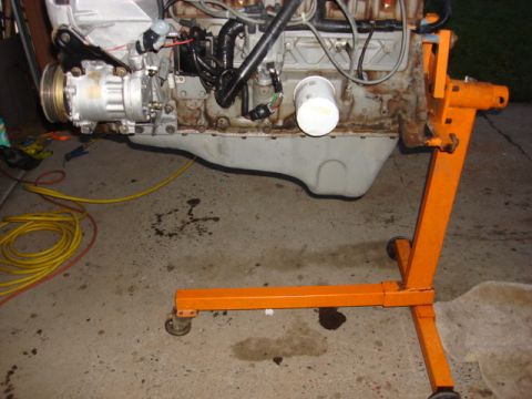 1983 Ford Bronco - here is the other side of the pan installed