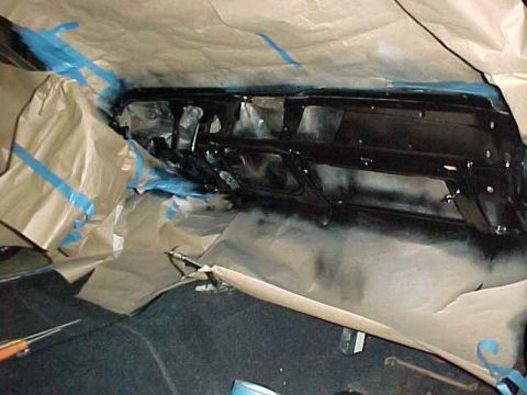 1968 Mercury Cougar - I repainted the dash and replaced the carpet in 2007 when the new leather was installed so it would all look like new.