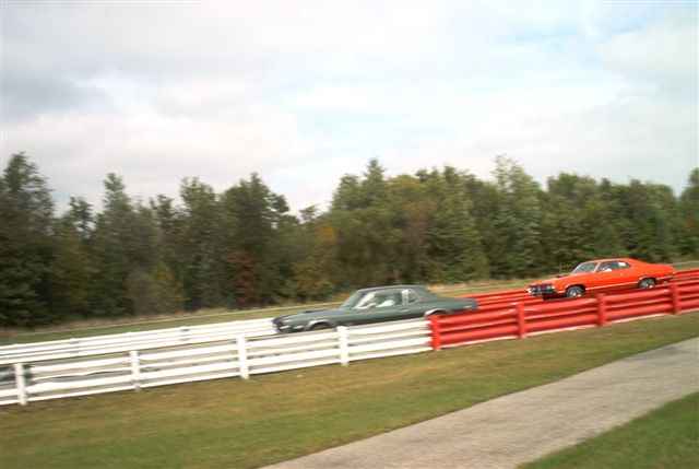 Round two 2006 Pure Stock Muscle Car Drags. Got him by .2 at the start again. He almost caught me. Almost!