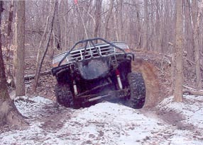 1992 Ford Bronco - steep ledge