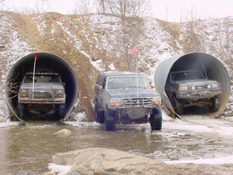 1992 Ford Bronco - frozen broncos