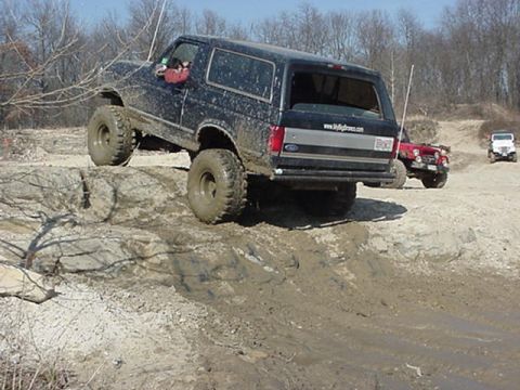 1992 Ford Bronco - top of stairs