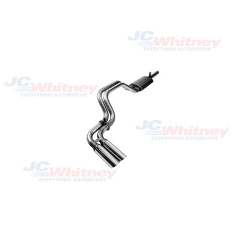 1995 Ford Bronco - This dual exhaust system features polished tips and a muffler.