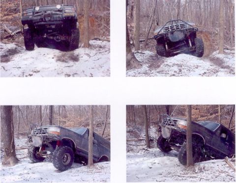 1992 Ford Bronco - on a ledge