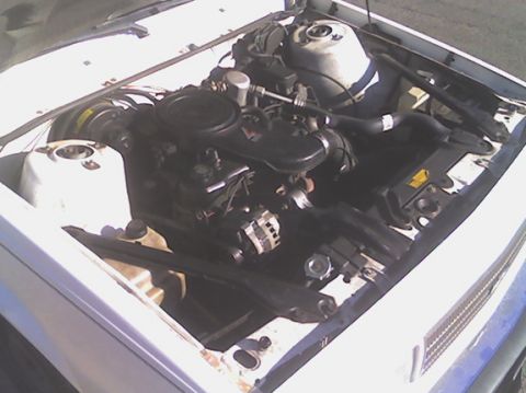 1989 Chevrolet Celebrity - Engine compartment of the car after it came home on December 2006.