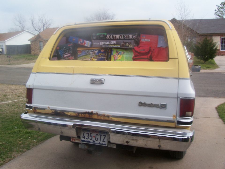 The tailgate window is harder to close when there is stuff pushing against the tailgate itself.
