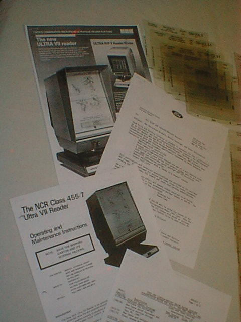 1965 Ford 427 - Ford Rotunda microfiche viewer and fiche