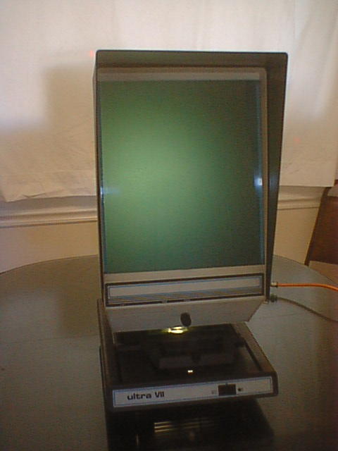 1965 Ford 427 - Ford Rotunda microfiche viewer and fiche