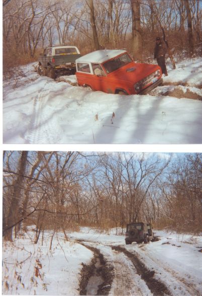 1992 Ford Bronco - john and rogers 79 pulling out a little bronco.