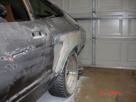 1978 Ford Mustang II - Countour work continues View 1