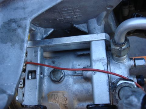 1983 Ford Bronco - as i was removing the AC compressor from the old mount i found they used a couple spacers. i found out this was due to the bolts having a l…