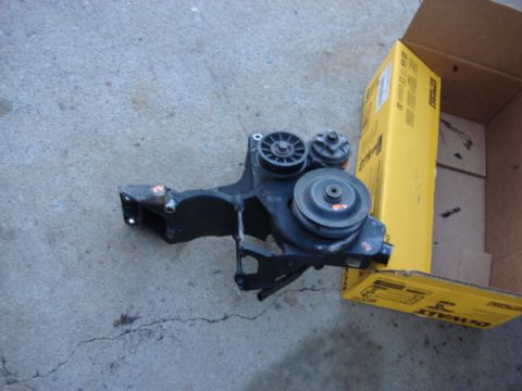 1983 Ford Bronco - here is the new pump it is an oilly mess right now.
