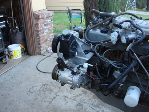 1983 Ford Bronco - I then removed the old hose ends and all that is needed is a new pressure hose for E150 van and a new return line and fluide and the motor…