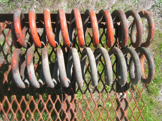 Orange powder coated