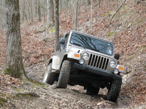 1993 Ford Bronco - Stopped on Bilstein Ravine