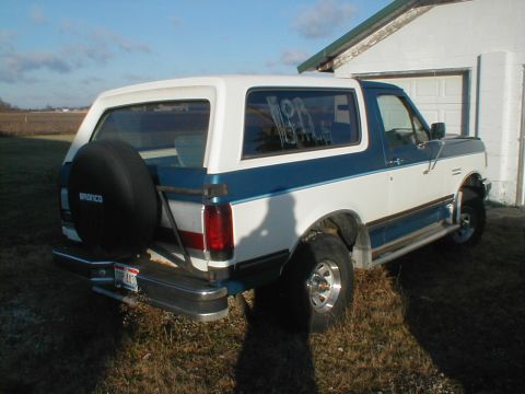 1991 Ford Bronco - Rear Passenger Side