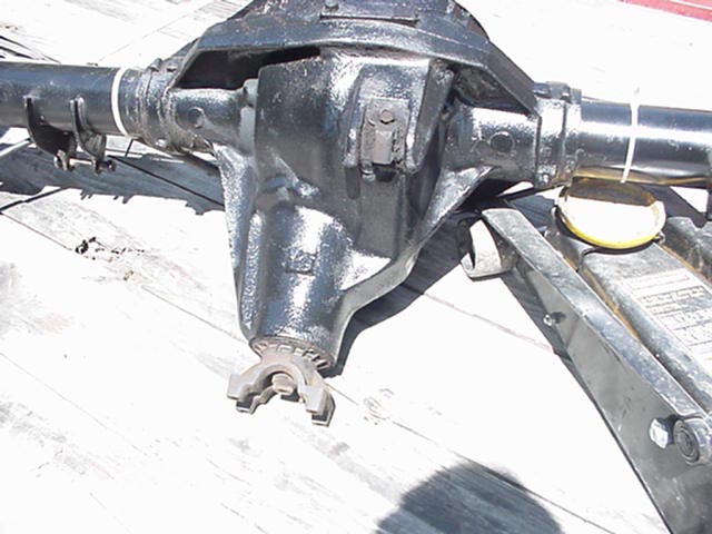 center of the housing.  the little protected electrical hookup is what controls the computer on speed sensing on 92+ trucks, and abs on all 87-96