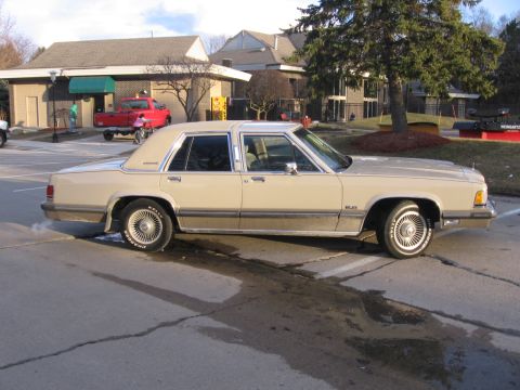 1988 Mercury Grand Marquis - side shot with 5.0 emblems march '07