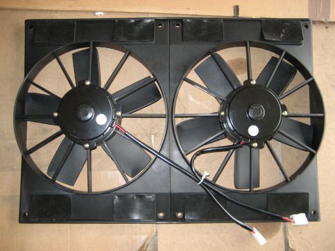 1979 Ford Bronco - Most powerful 11 inch twin fans I could find