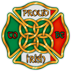 1994 Ford Bronco - Sticker displays 'Proud to be Irish' with Celtic knot design and flag colors.