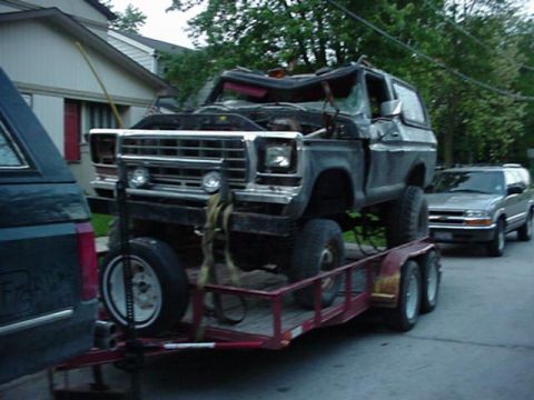 1992 Ford Bronco - it was pretty screwed up.