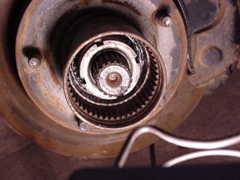 1992 Ford Bronco - soindle nut that you need you 4 fingered tool to remove.