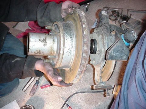 1992 Ford Bronco - pull of the rotor.