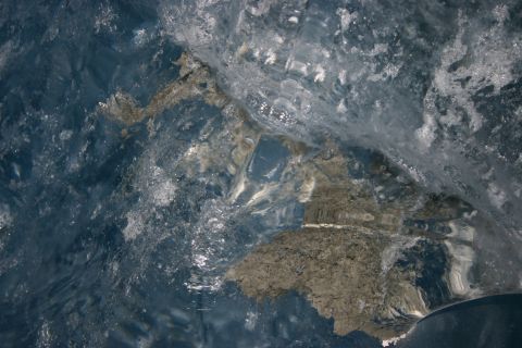 2003 Jeep TJ - Abstract patterns and textures within a glacial ice formation.