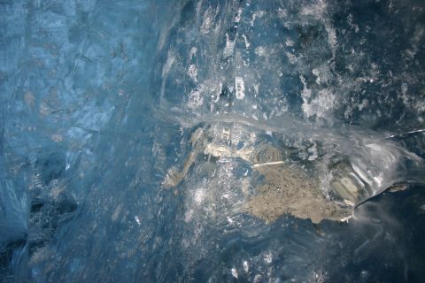 2003 Jeep TJ - Abstract texture of a large ice formation, likely a glacier or iceberg.