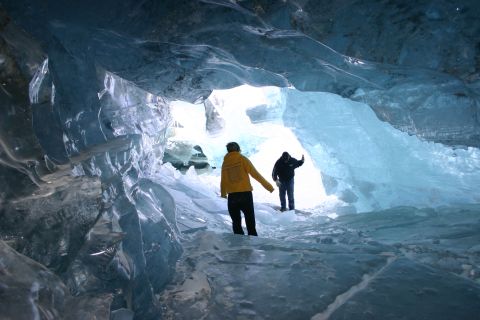 2003 Jeep TJ - Exploring the blue ice formations within a natural ice cave.
