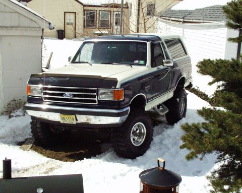 1989 Ford Bronco - A-few upgrades. took off the Mickey Thompons's and Boggers off It now rides on my American Racing wheels and my 36" x 13.5 x 15 Super Swamp…