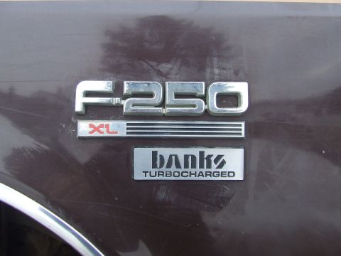 1990 Ford Bronco - This emblem indicates the vehicle is a Ford F-250 XL with a Banks Turbocharged system.