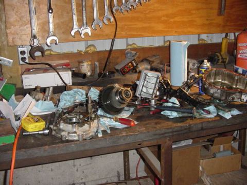 1992 Ford Bronco - torn apart