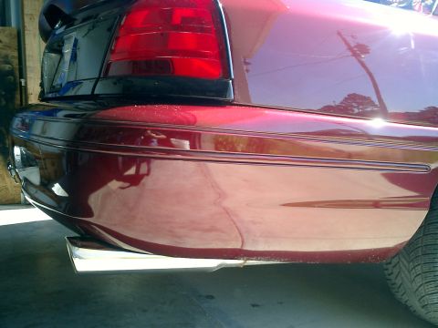 2004 Ford Crown Victoria - Side Shot of New Maganaflow Tips