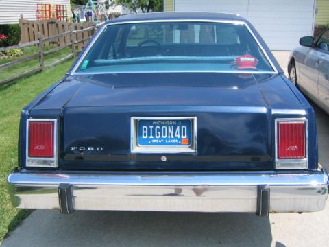 1999 Mercury Grand Marquis - That says big on ford for all those who can't decipher it. Not big on 40's(40 oz.) as some like to tease. But that's not a bad idea.