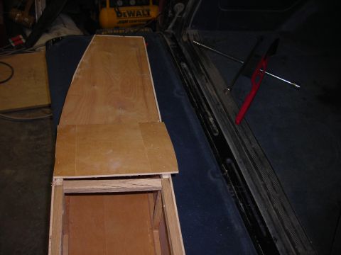 1994 Ford Bronco - Building a custom wooden center console for a vehicle interior.