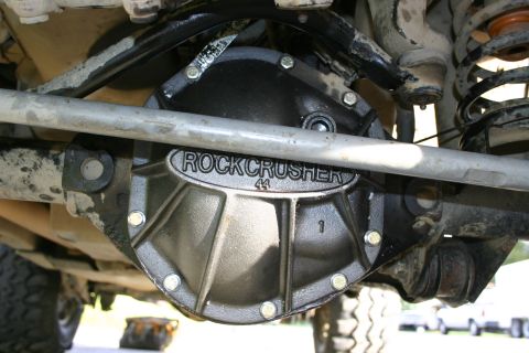 2003 Jeep TJ - This photo shows a Rock Crusher differential cover, not a specific year or model of Jeep.
