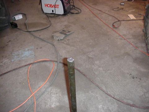 1992 Ford Bronco - needed to shave the shafts doen for minispool clearence