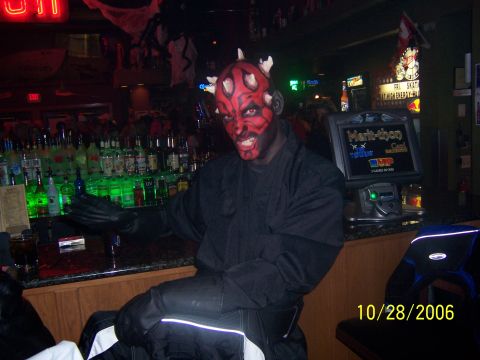 1995 Ford Probe - A person dressed as Darth Maul poses at a bar on October 28, 2006.